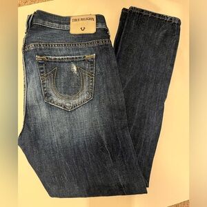 True Religion, Cameron slim boyfriend Jeans.